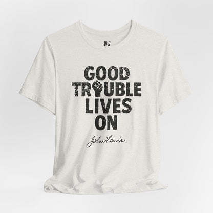 GOOD TROUBLE Jersey Tee - Onyx Design