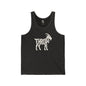 THROAT GOAT Jersey Tank - Bone Silhouette Design