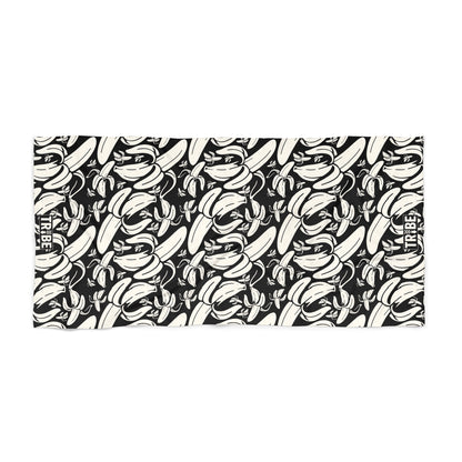 SHIT IS BANANAS Beach Towel - Onyx