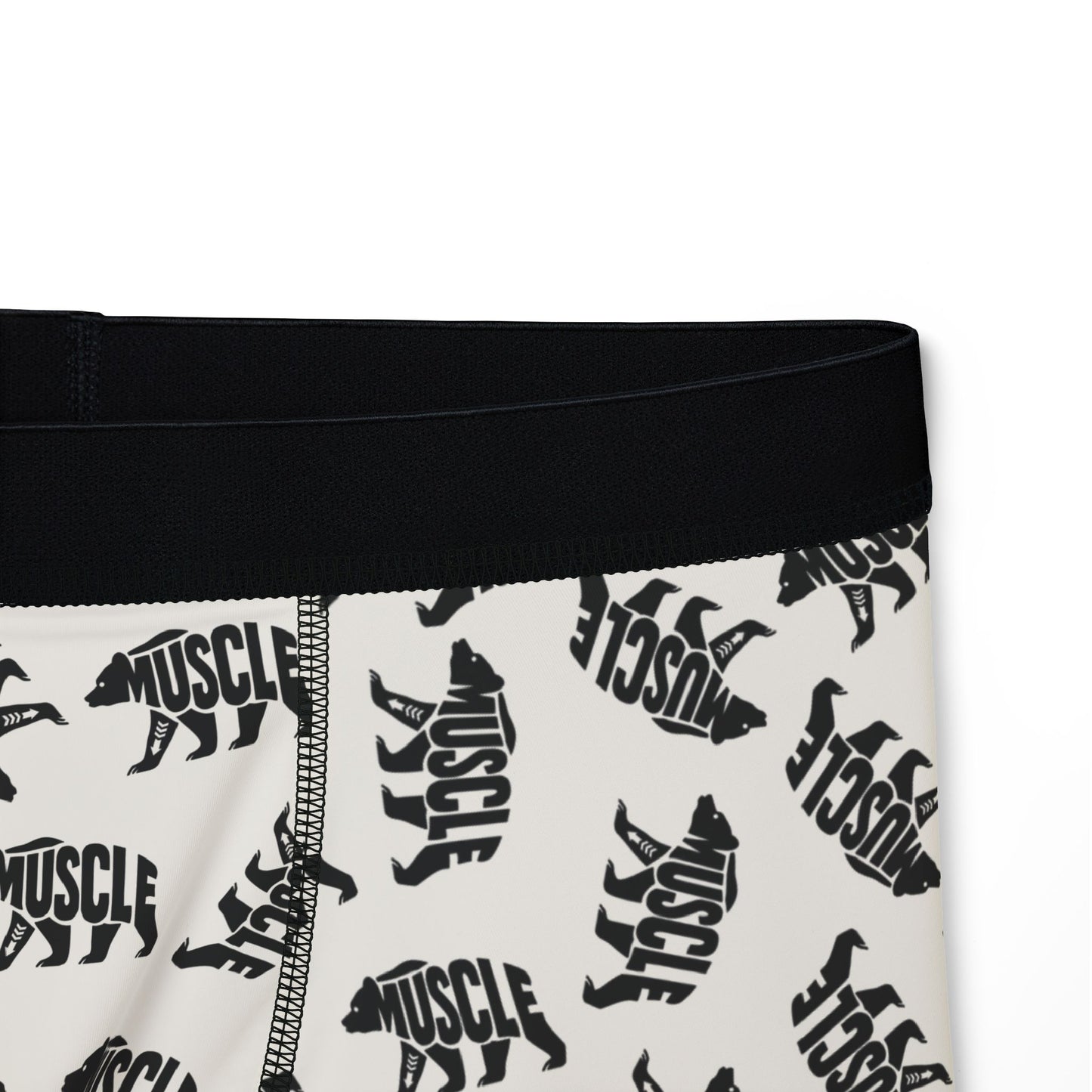 MUSCLE BEAR Men's Boxer Briefs - Bone