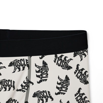 MUSCLE BEAR Men's Boxer Briefs - Bone