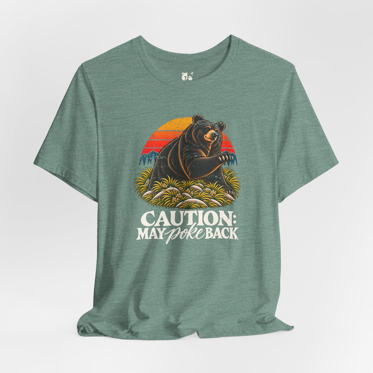 Caution: May Poke Back Jersey Tee