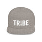 TRIBE Logo Flat Bill Snapback — Bone Design