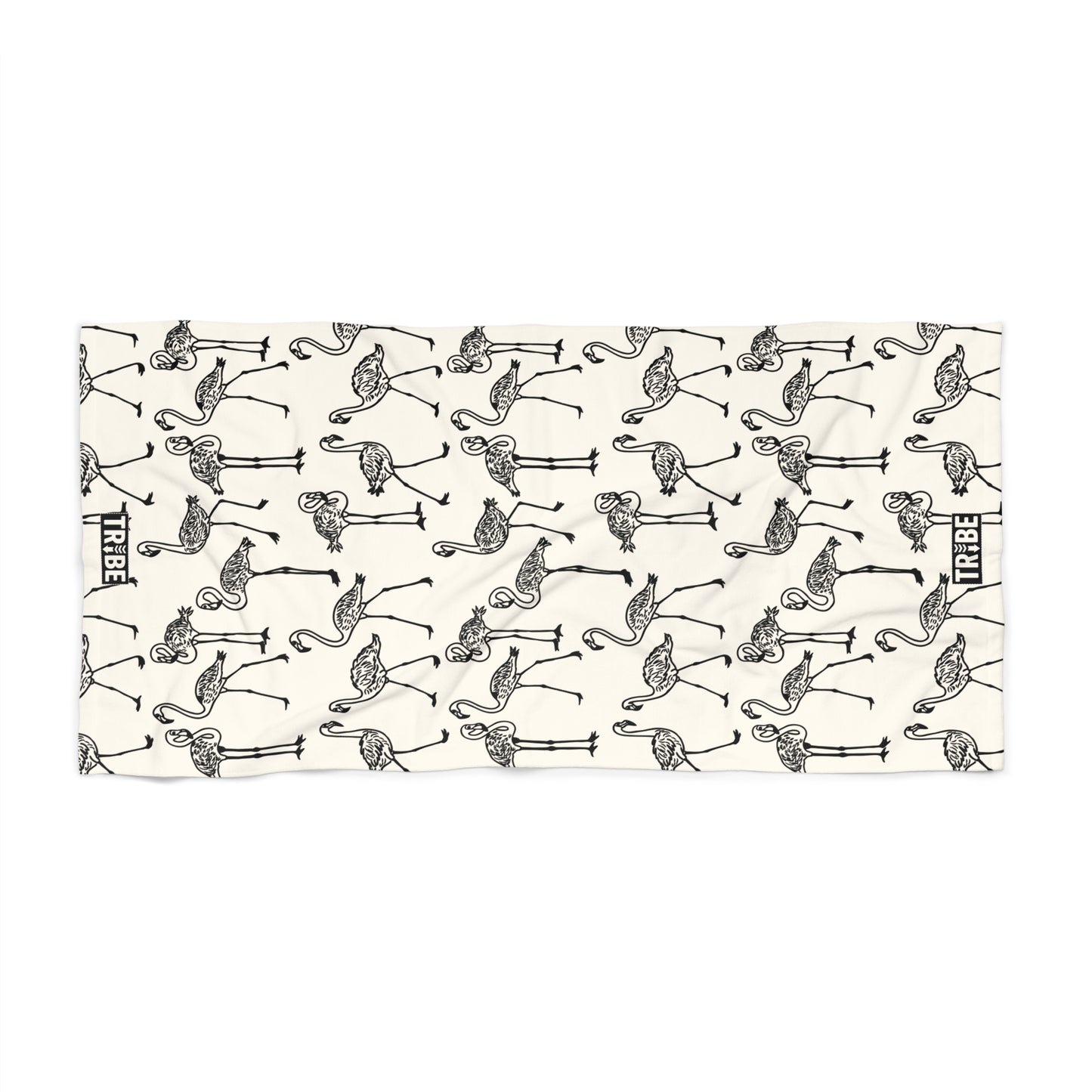 FLOCK TOGETHER Beach Towel - Bone