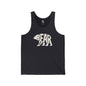 BEAR Jersey Tank - Bone Silhouette Design