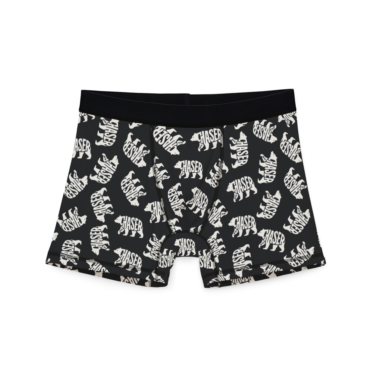 BEAR CHASER Men's Boxer Briefs - Onyx