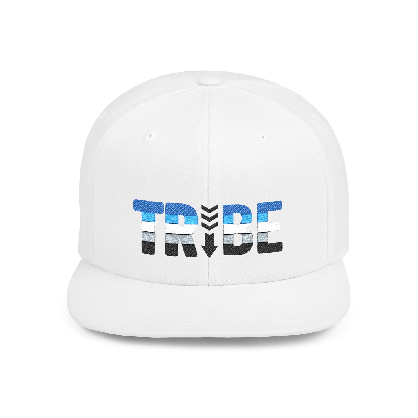 TRIBE Logo Flat Bill Snapback — Otter Pride Design