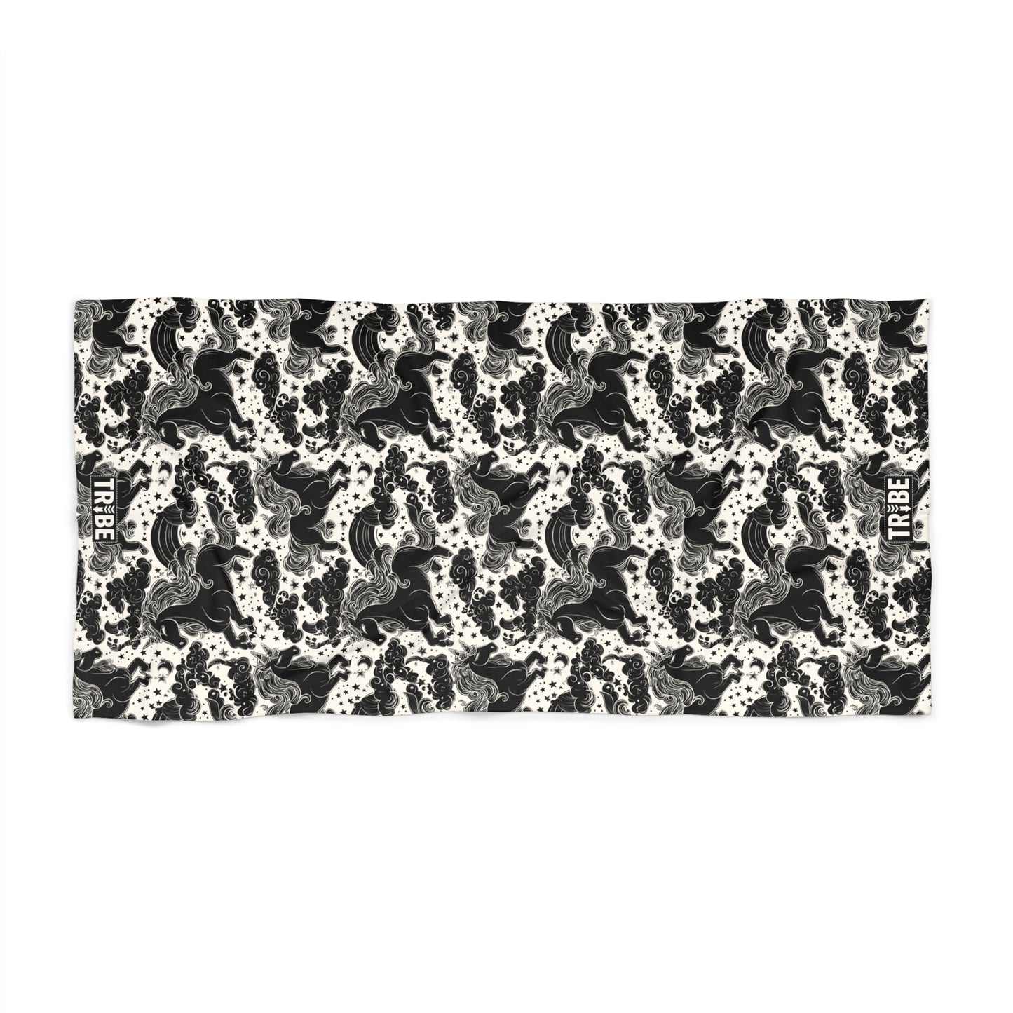 COSMIC UNICORN Beach Towel - Bone