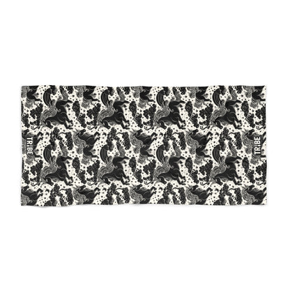 COSMIC UNICORN Beach Towel - Bone