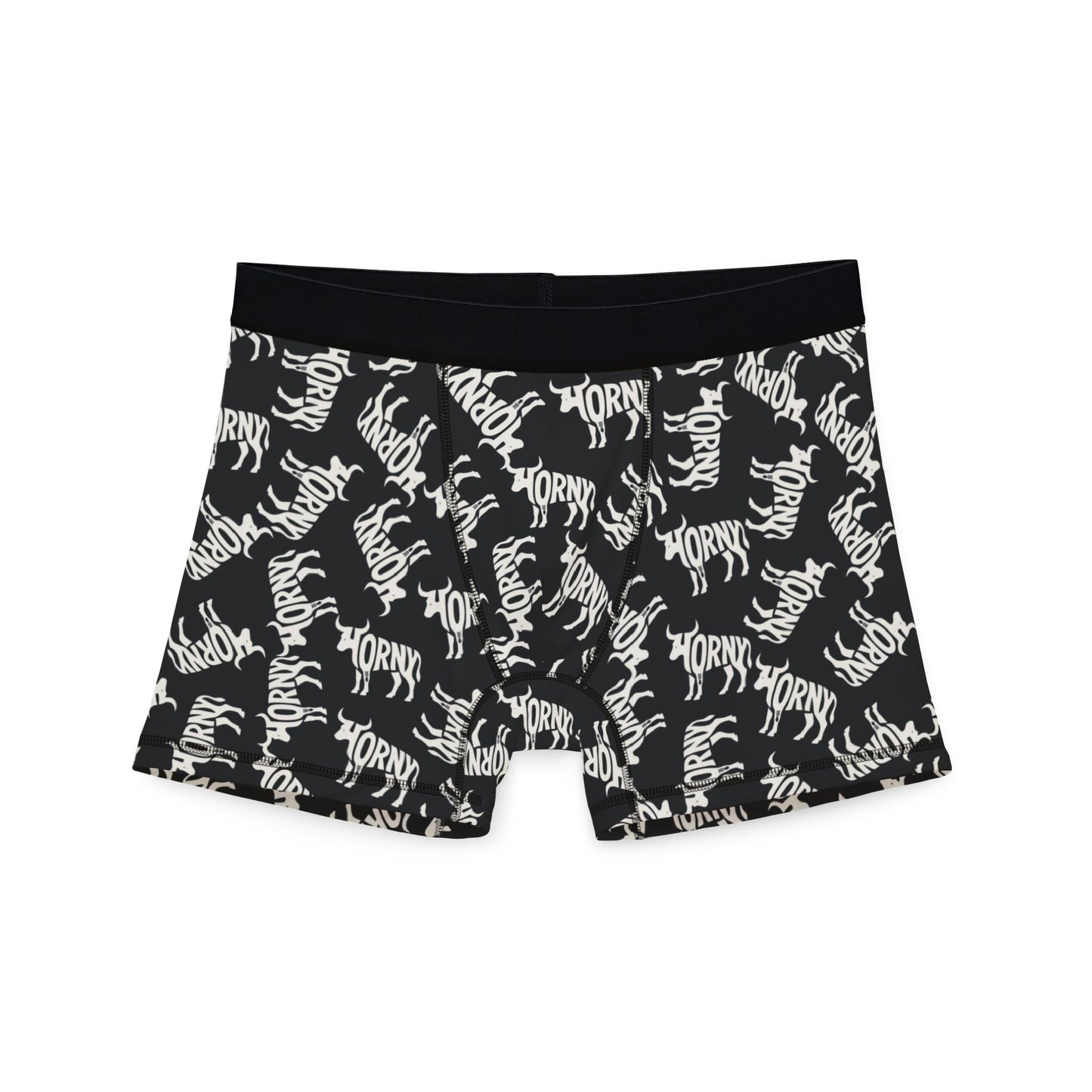 HORNY BULL Men's Boxer Briefs - Onyx