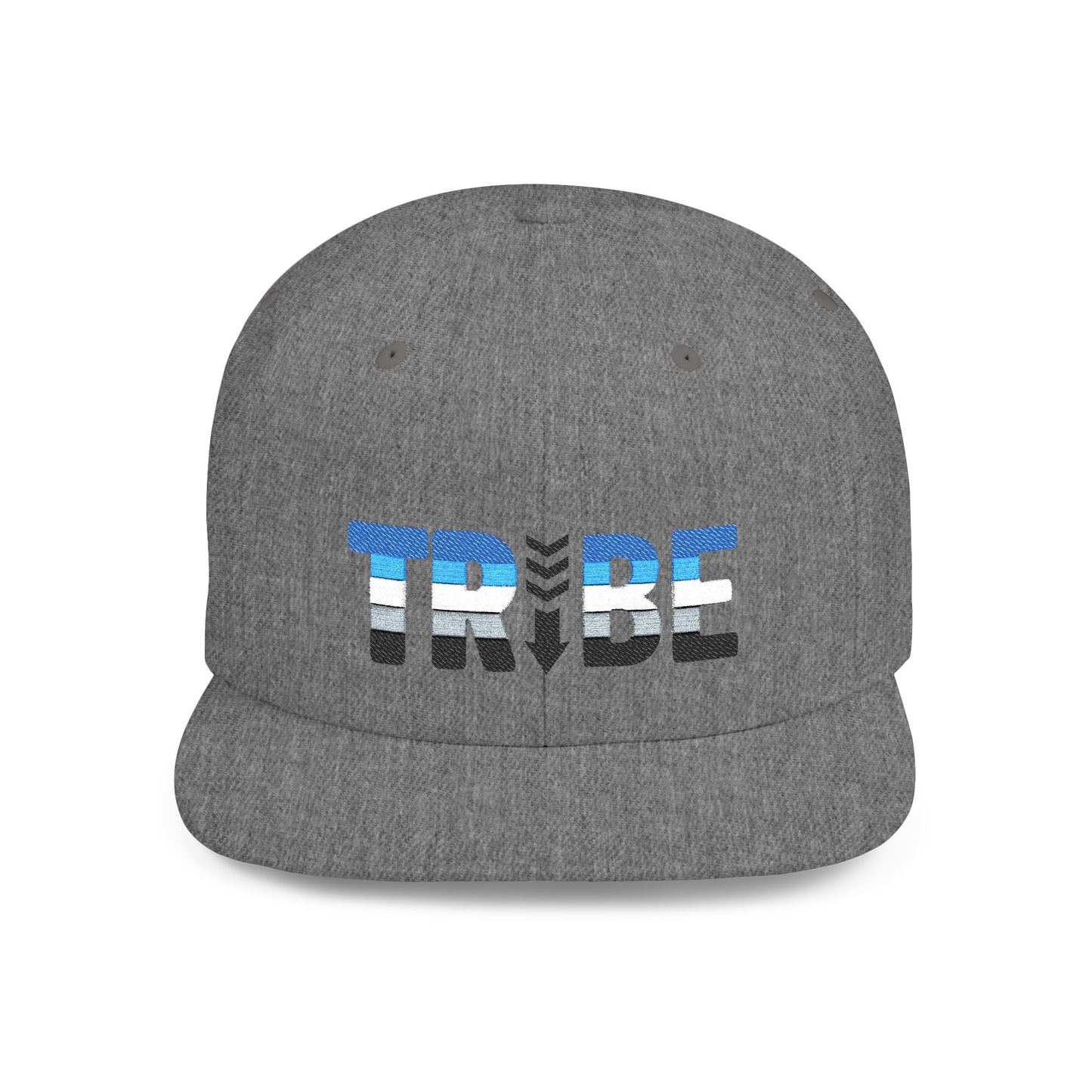TRIBE Logo Flat Bill Snapback — Otter Pride Design