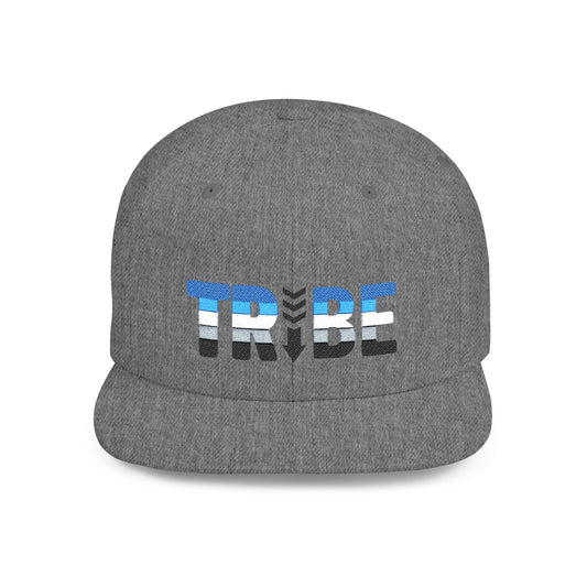 TRIBE Logo Flat Bill Snapback — Otter Pride Design