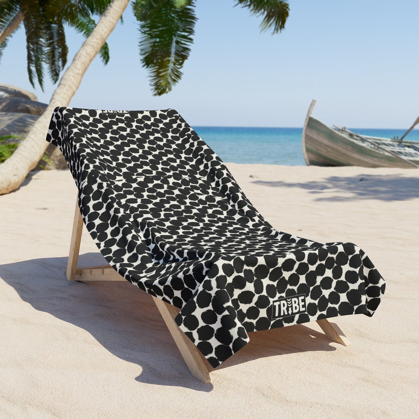 SPOT ME BRO Beach Towel - Onyx