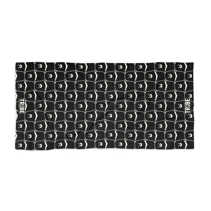 BEAR STARE Beach Towel - Onyx
