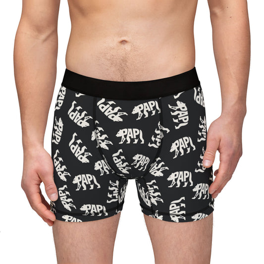 PAPI BEAR Men's Boxers - Onyx