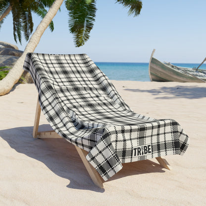 TARTAN Beach Towel - Bone