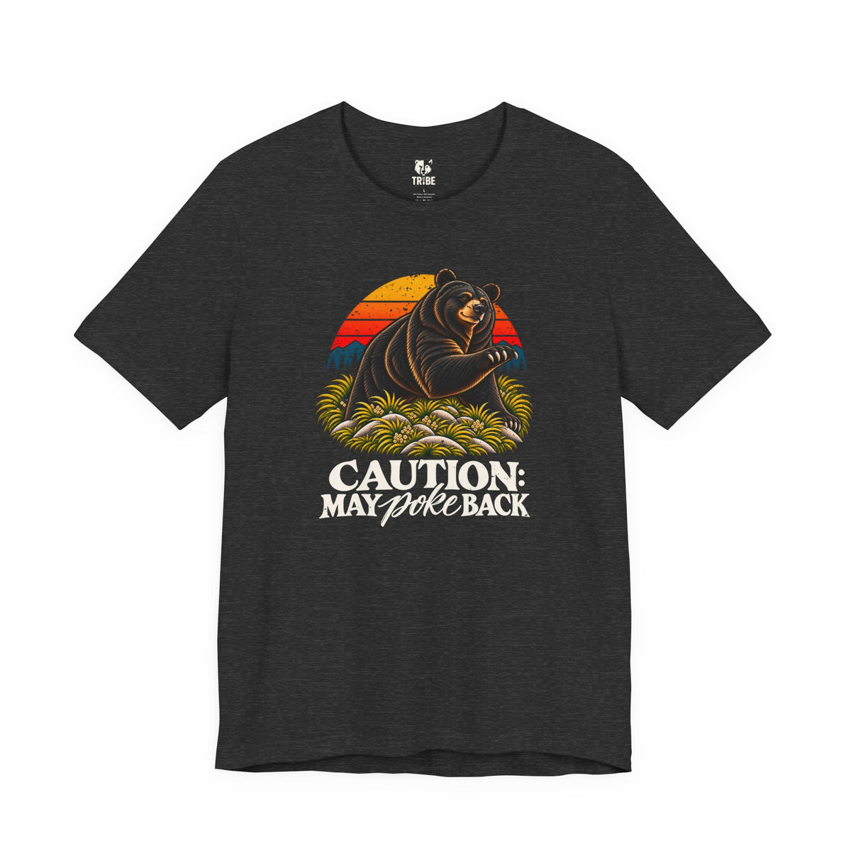 Caution: May Poke Back Jersey Tee