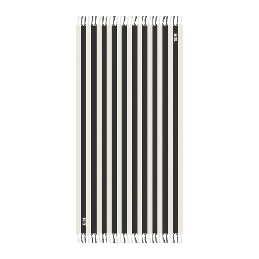 STRIPED Sarong - Onyx & Bone
