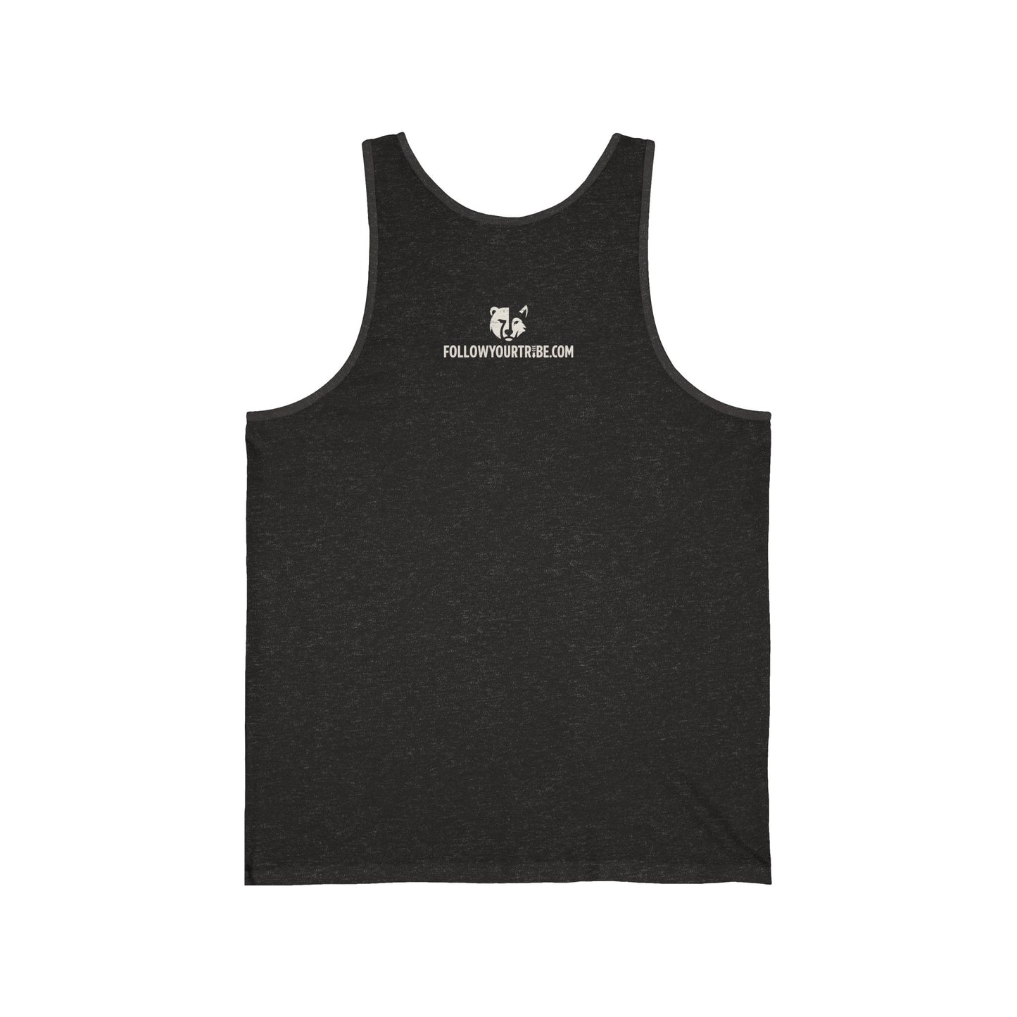 MUSCLE BEAR Jersey Tank - Bone Silhouette Design