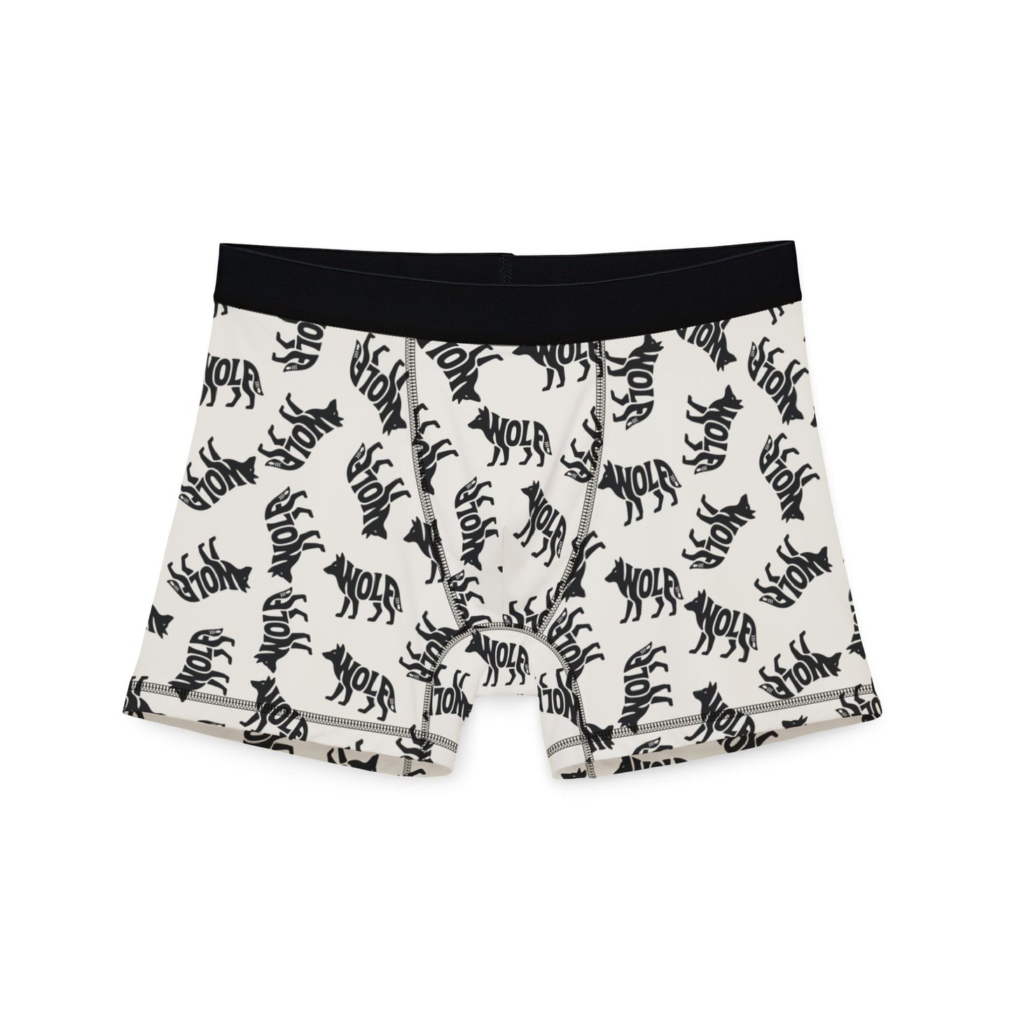 WOLF Men's Boxer Briefs - Bone
