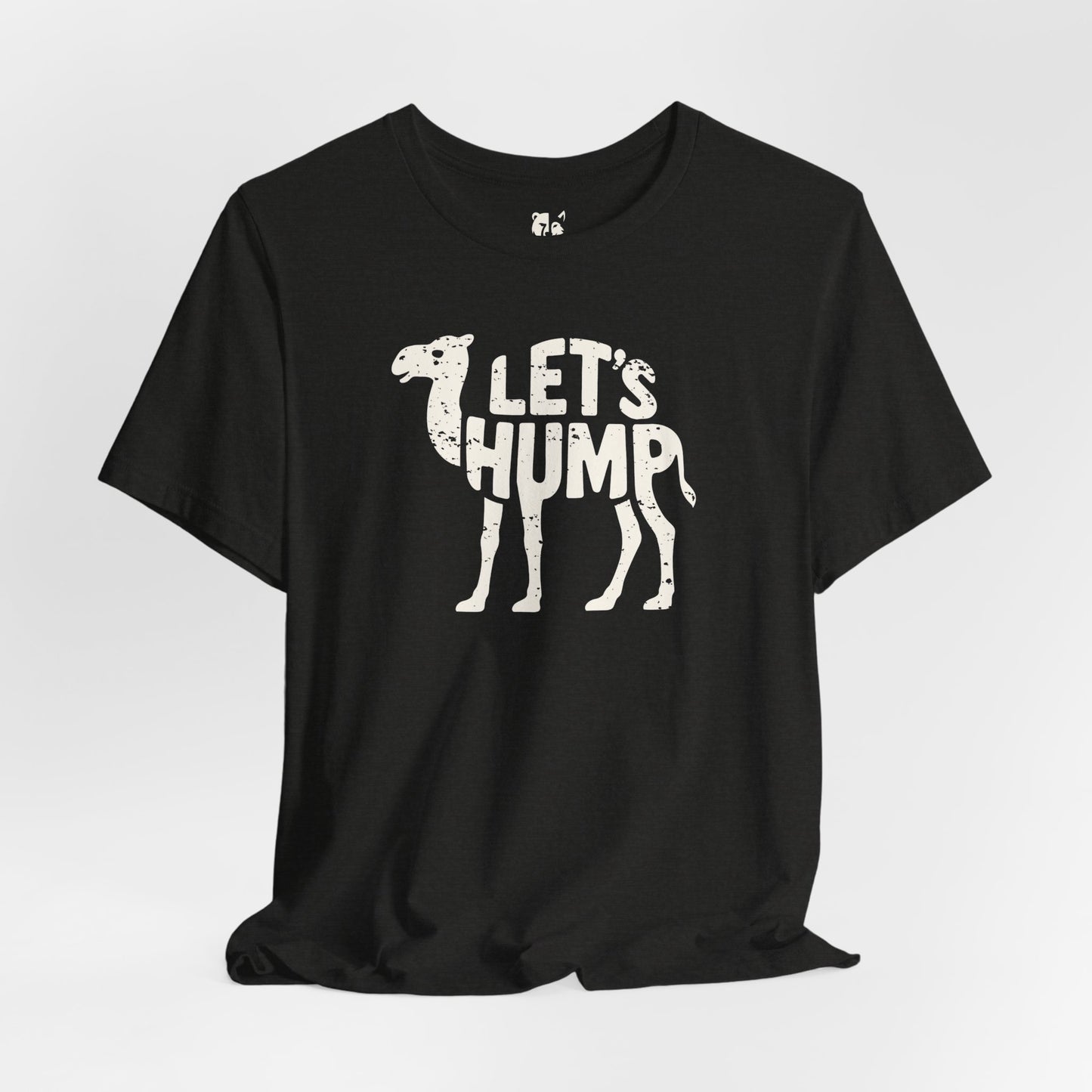 LET'S HUMP Jersey Tee - Bone Silhouette Design