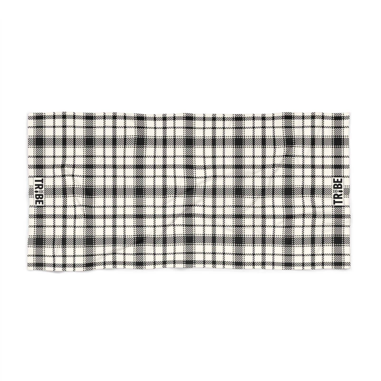 TARTAN Beach Towel - Bone