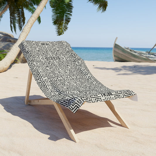 LABYRINTH Beach Towel - Bone