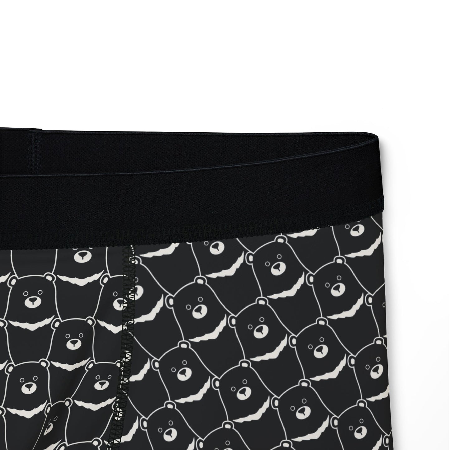 BEAR STARE Men's Boxer Briefs - Onyx