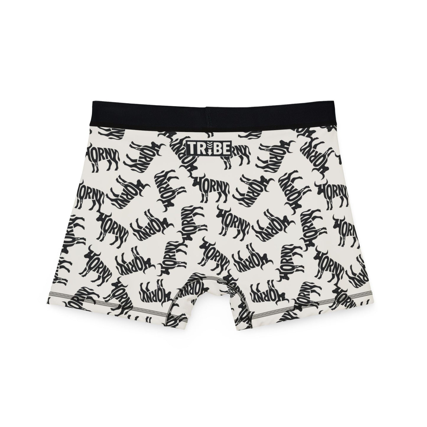 HORNY BULL Men's Boxer Briefs - Bone