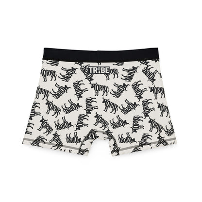 HORNY BULL Men's Boxer Briefs - Bone