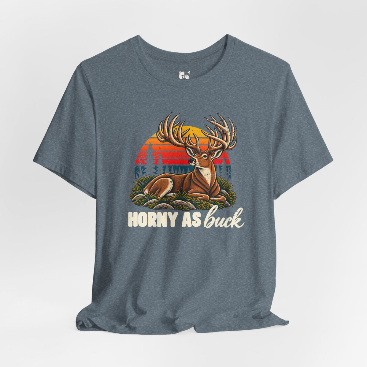 Horny As Buck Jersey Tee