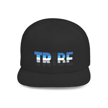 TRIBE Logo Flat Bill Snapback — Otter Pride Design