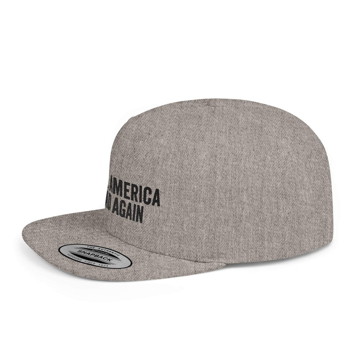 MARA Flat Bill Snapback — Onyx Design