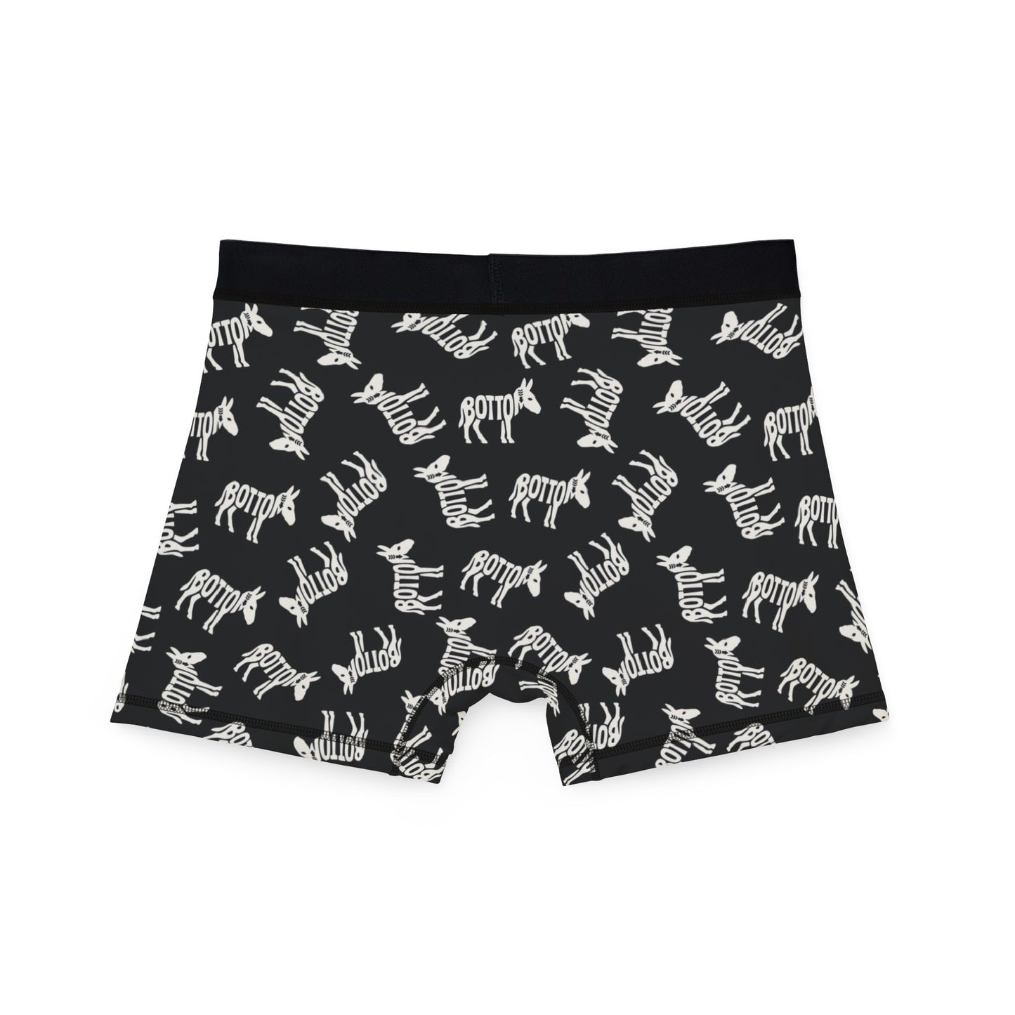 BOTTOM ASS Men's Boxer Briefs - Onyx