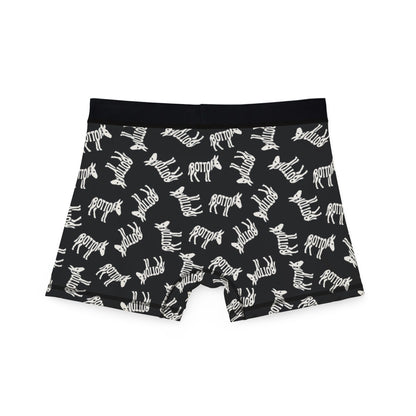 BOTTOM ASS Men's Boxer Briefs - Onyx