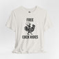 FREE COCK RIDES Jersey Tee - Onyx Design