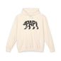 PAPI BEAR Lightweight Hoodie - Onyx Silhouette Design