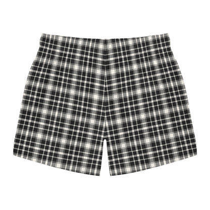 TARTAN Imprinted 5-6" Inseam Swim Trunks - Onyx