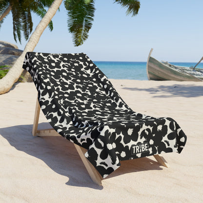 PANSY Beach Towel - Onyx