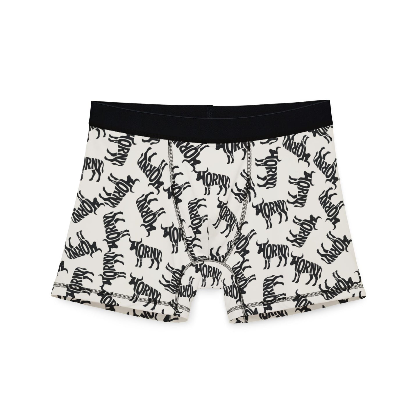 HORNY BULL Men's Boxer Briefs - Bone