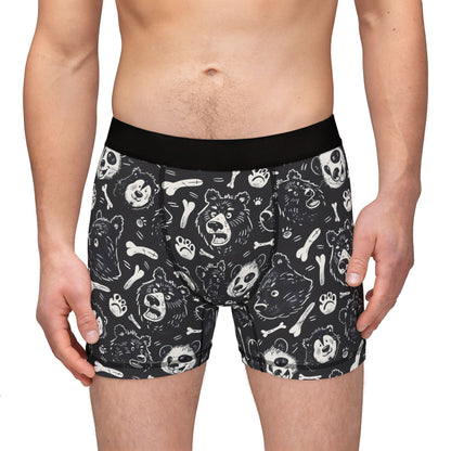 BEAR BONES Men's Boxer Briefs - Onyx
