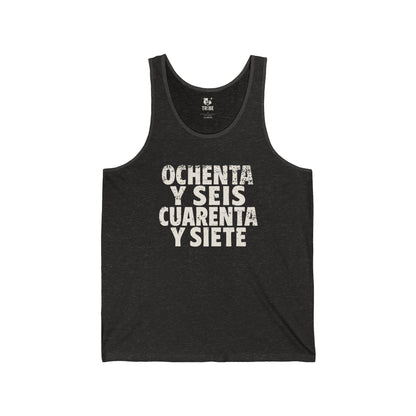 8647 (Español) Jersey Tank - Bone Design