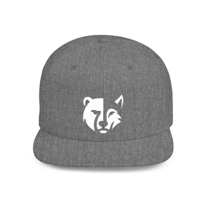 TRIBE Icon Flat Bill Snapback — Bone Design