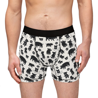 LITTLE PIGGY Men's Boxer Briefs - Bone