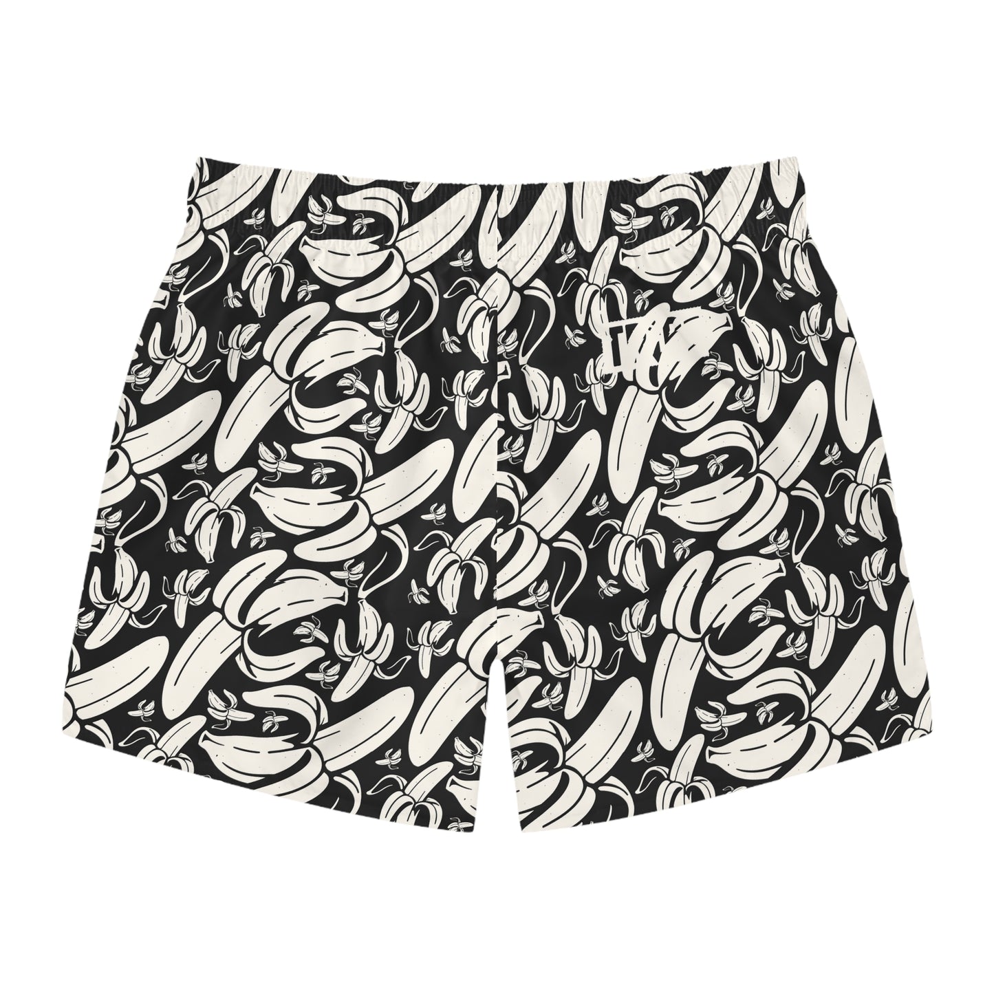 SHIT IS BANANAS Imprinted 5-6" Inseam Swim Trunks - Onyx
