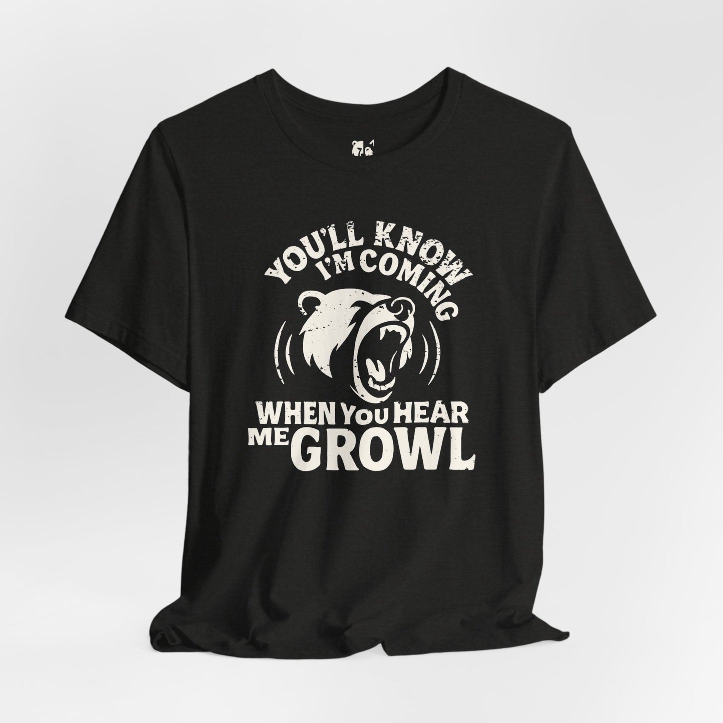 HEAR ME GROWL Jersey Tee - Bone Design