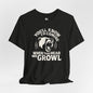 HEAR ME GROWL Jersey Tee - Bone Design