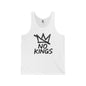 NO KINGS Jersey Tank - Onyx Silhouette Design