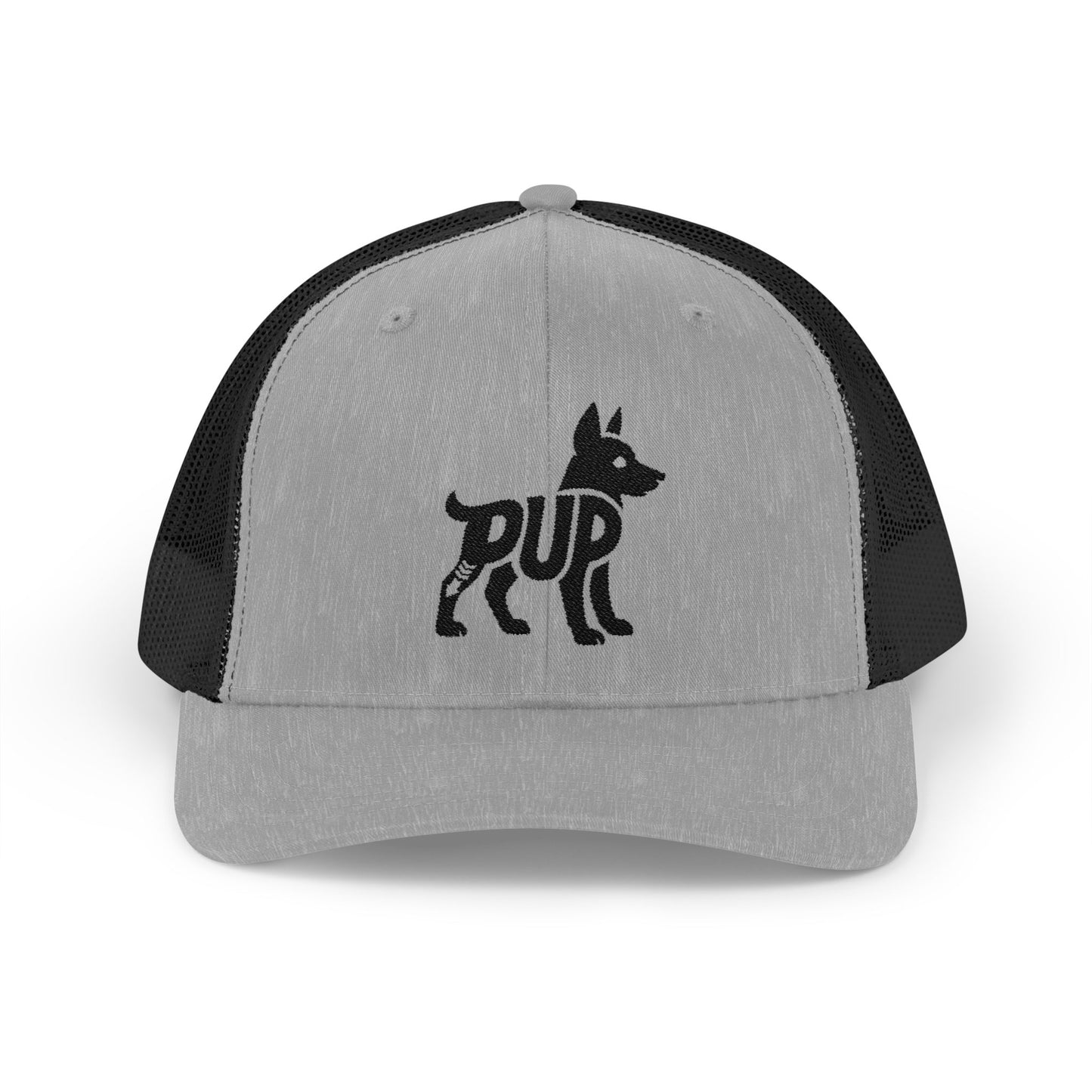 PUP Snapback Trucker Cap - Onyx Silhouette Design