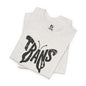 TRANS BUTTERFLY Jersey Tee - Onyx Silhouette Design